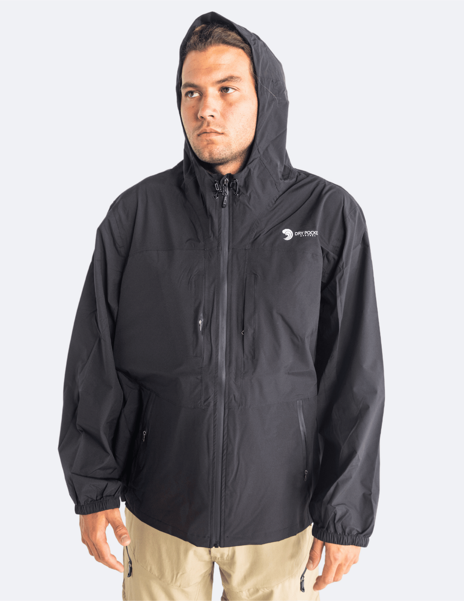 Rain Jacket with Waterproof Pocket