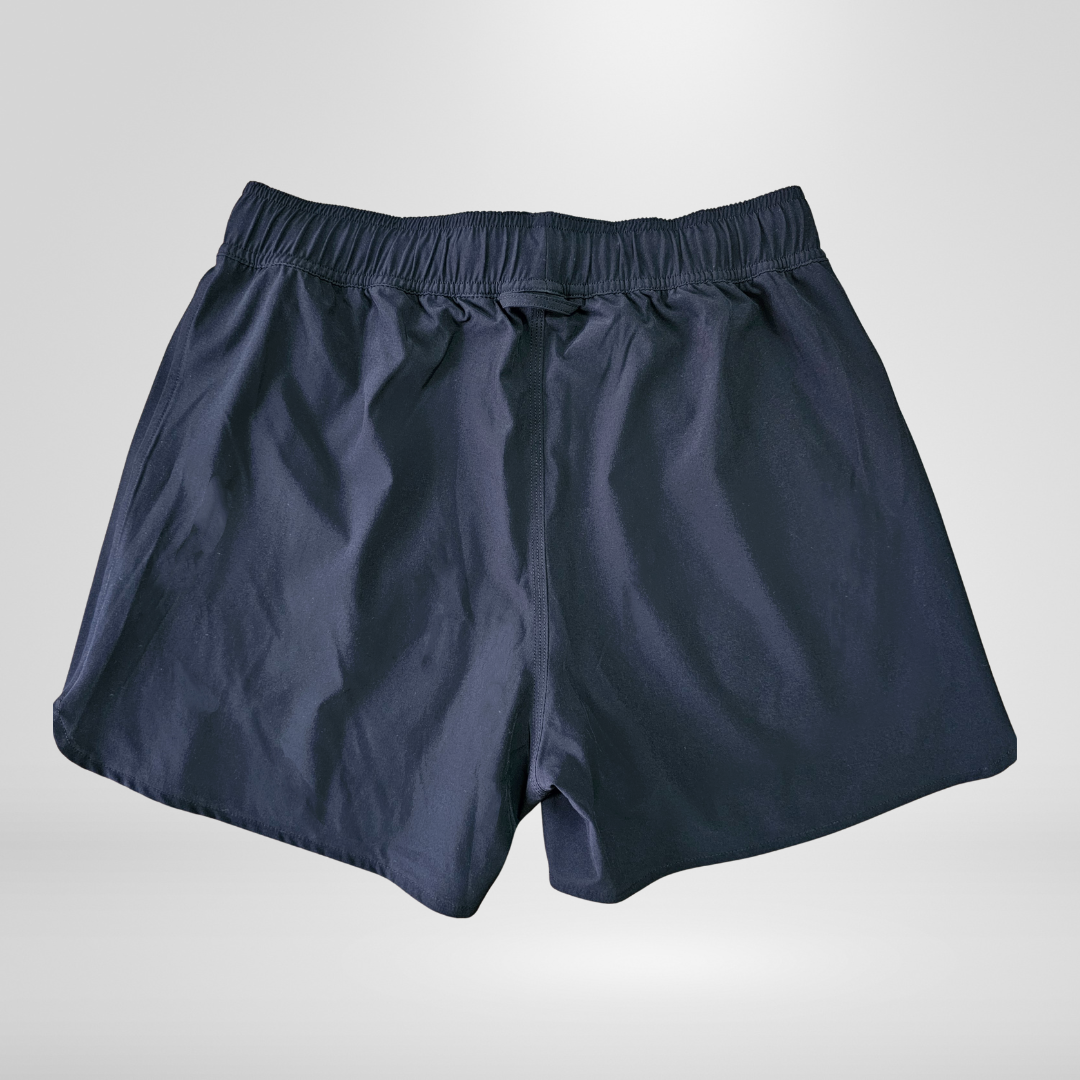 Womens Swim Shorts with Waterproof Pocket - Black