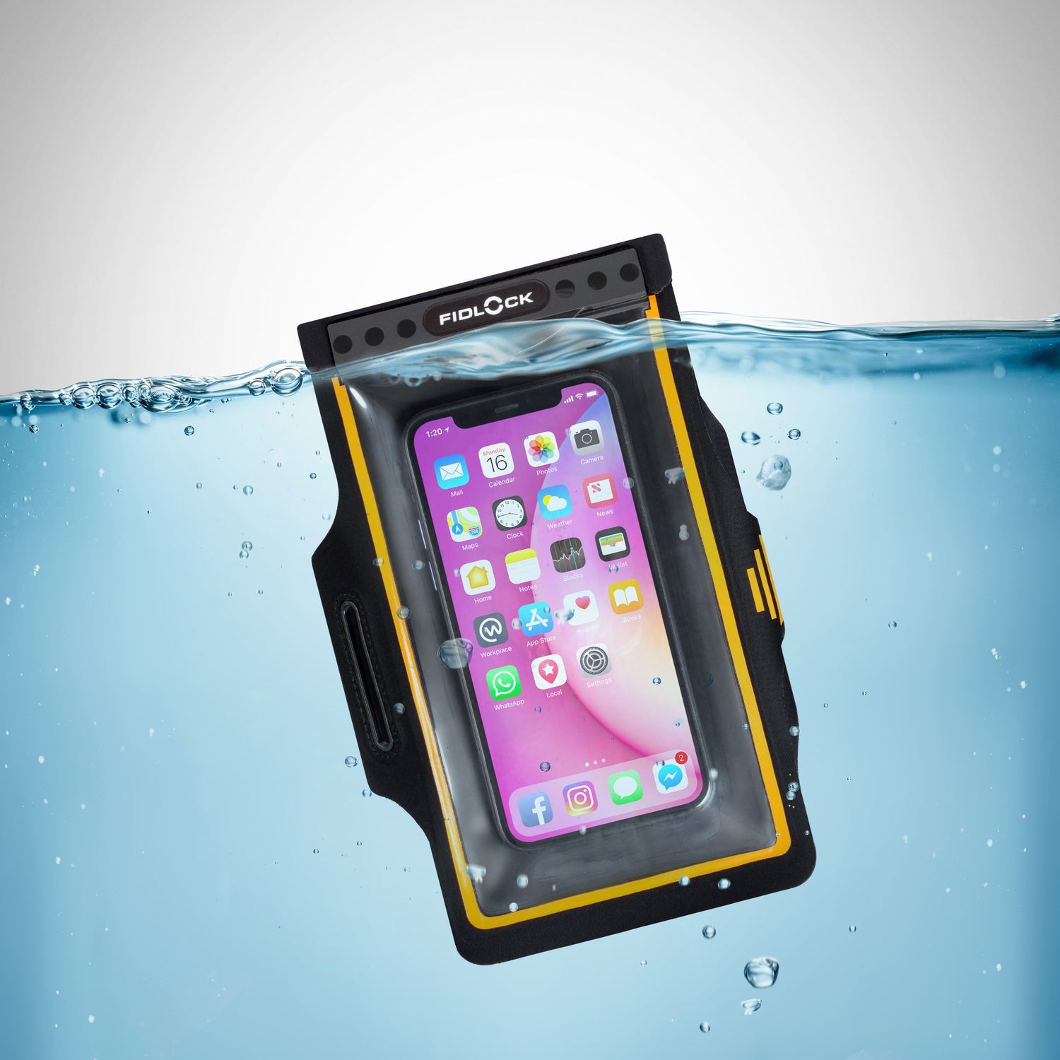 Hermetic Waterproof Running Armband Phone Case