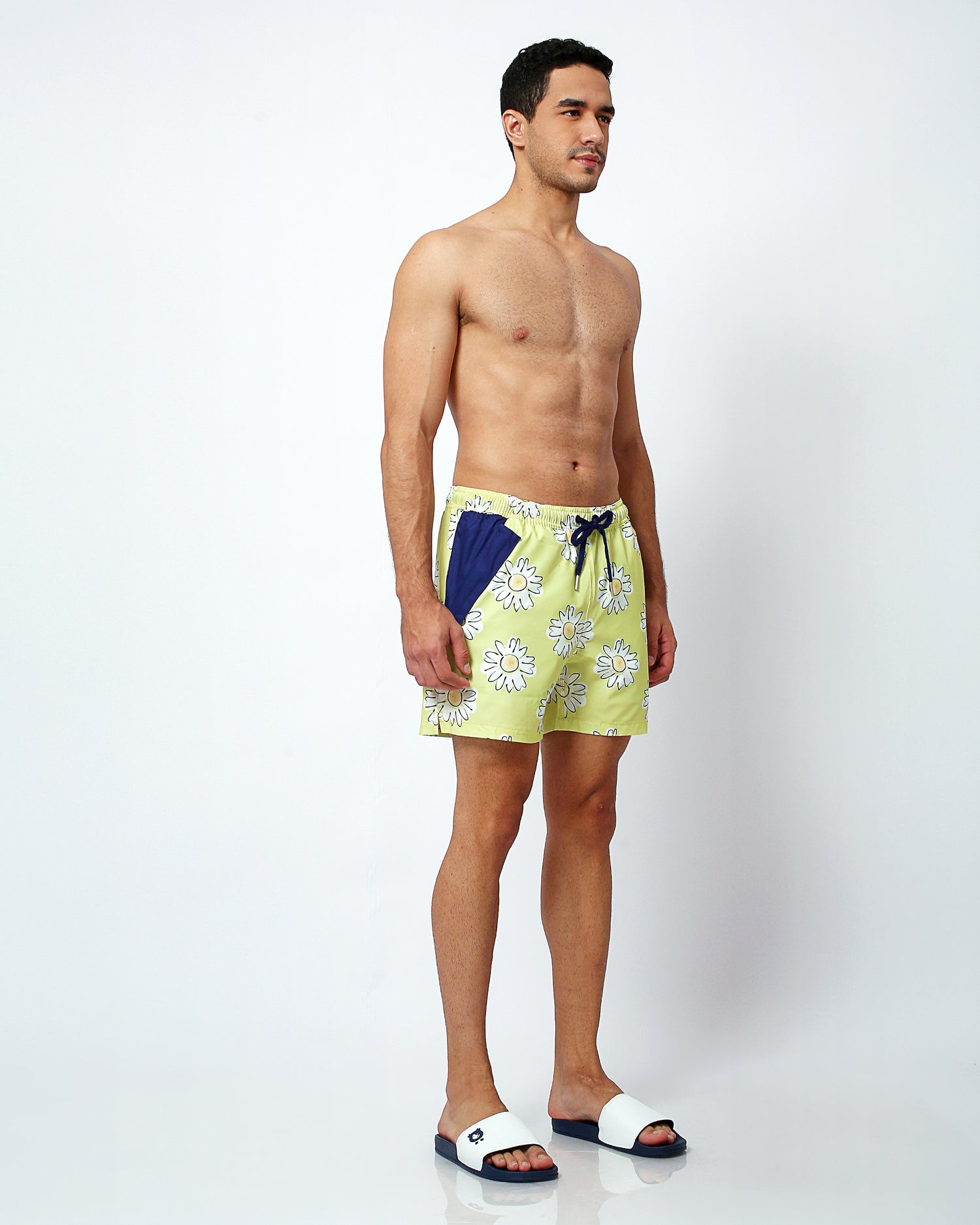 mens swim shorts side angle