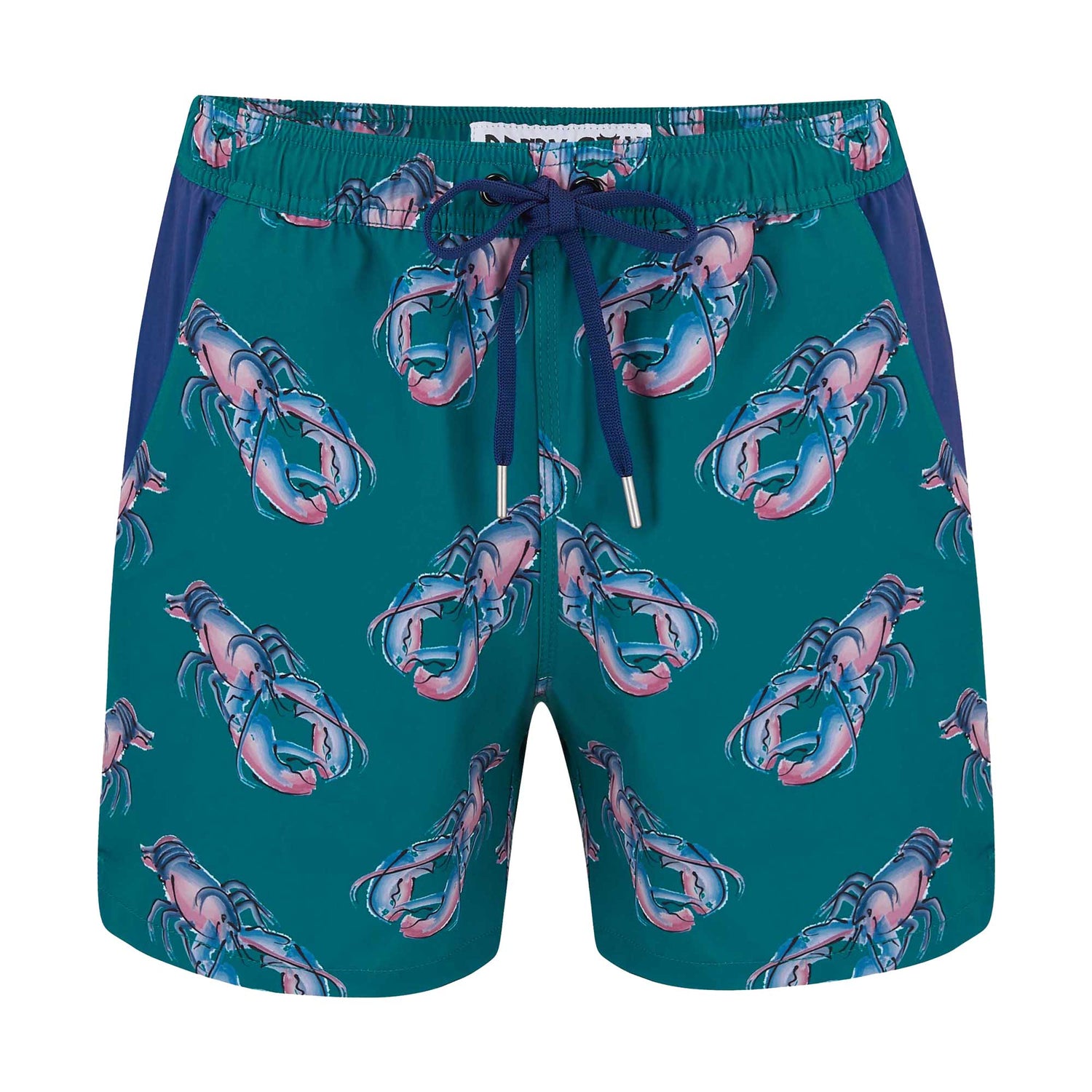 Matching Father & Son Lobster Swim Shorts with Waterproof Pocket Bundle