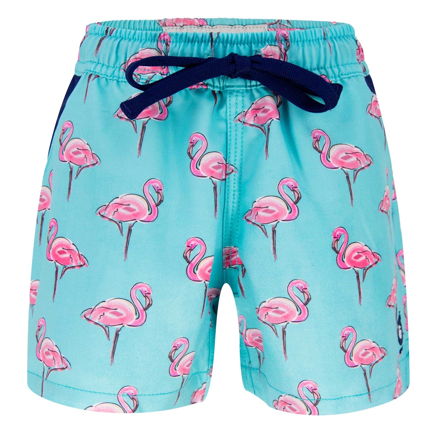 Flamingos - Kids Swim Shorts
