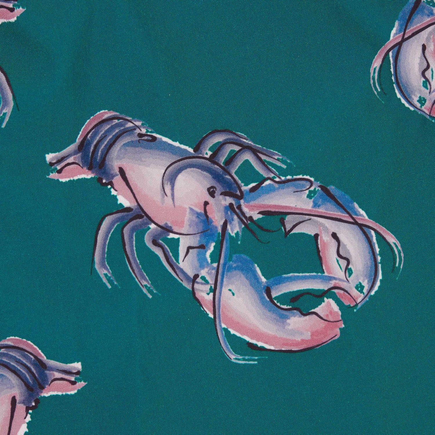 Matching Father & Son Lobster Swim Shorts with Waterproof Pocket Bundle