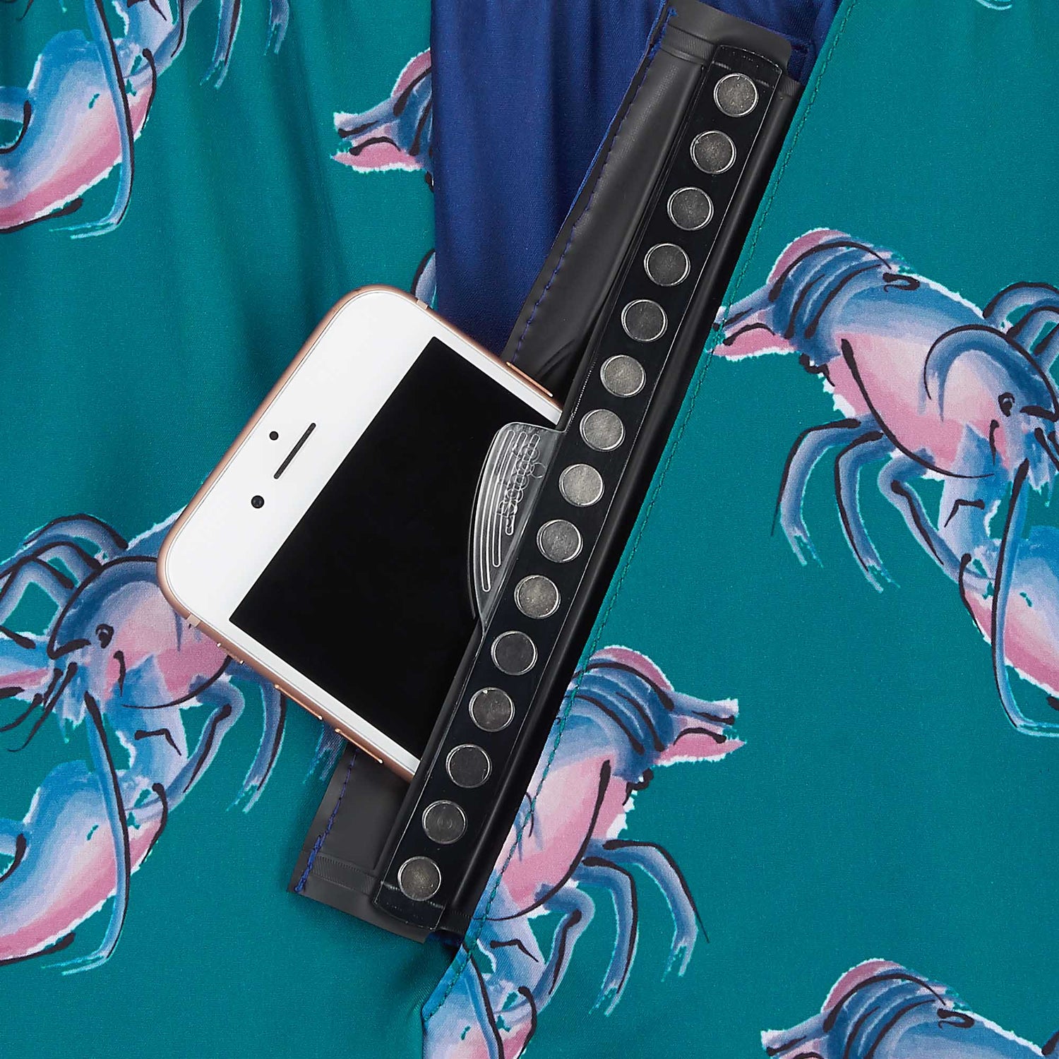 Matching Father & Son Lobster Swim Shorts with Waterproof Pocket Bundle Randy Cow