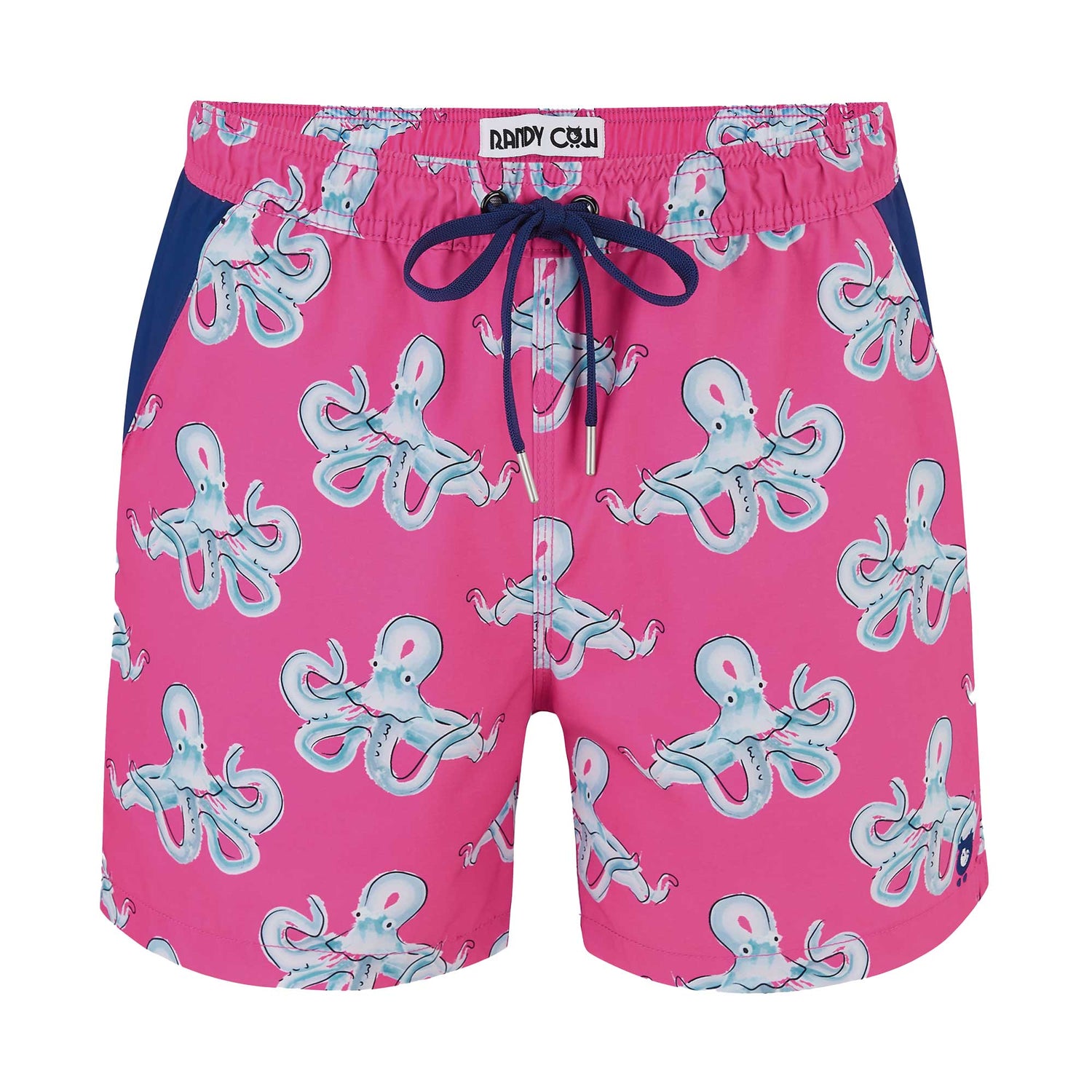 Matching Father & Son Octopus Swim Shorts with Waterproof Pocket Bundle Randy Cow