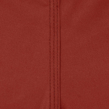 closeup of red swim shorts material