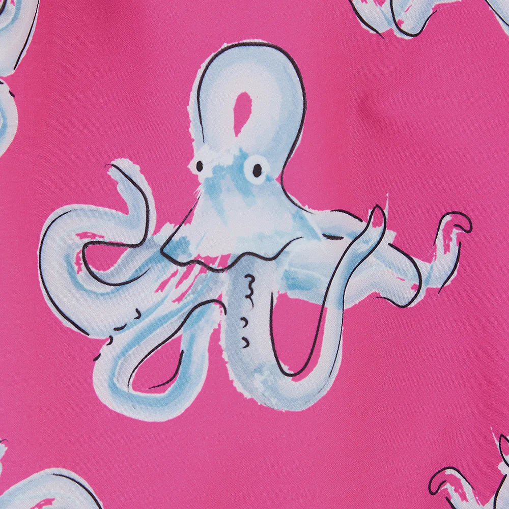 Matching Father & Son Octopus Swim Shorts with Waterproof Pocket Bundle
