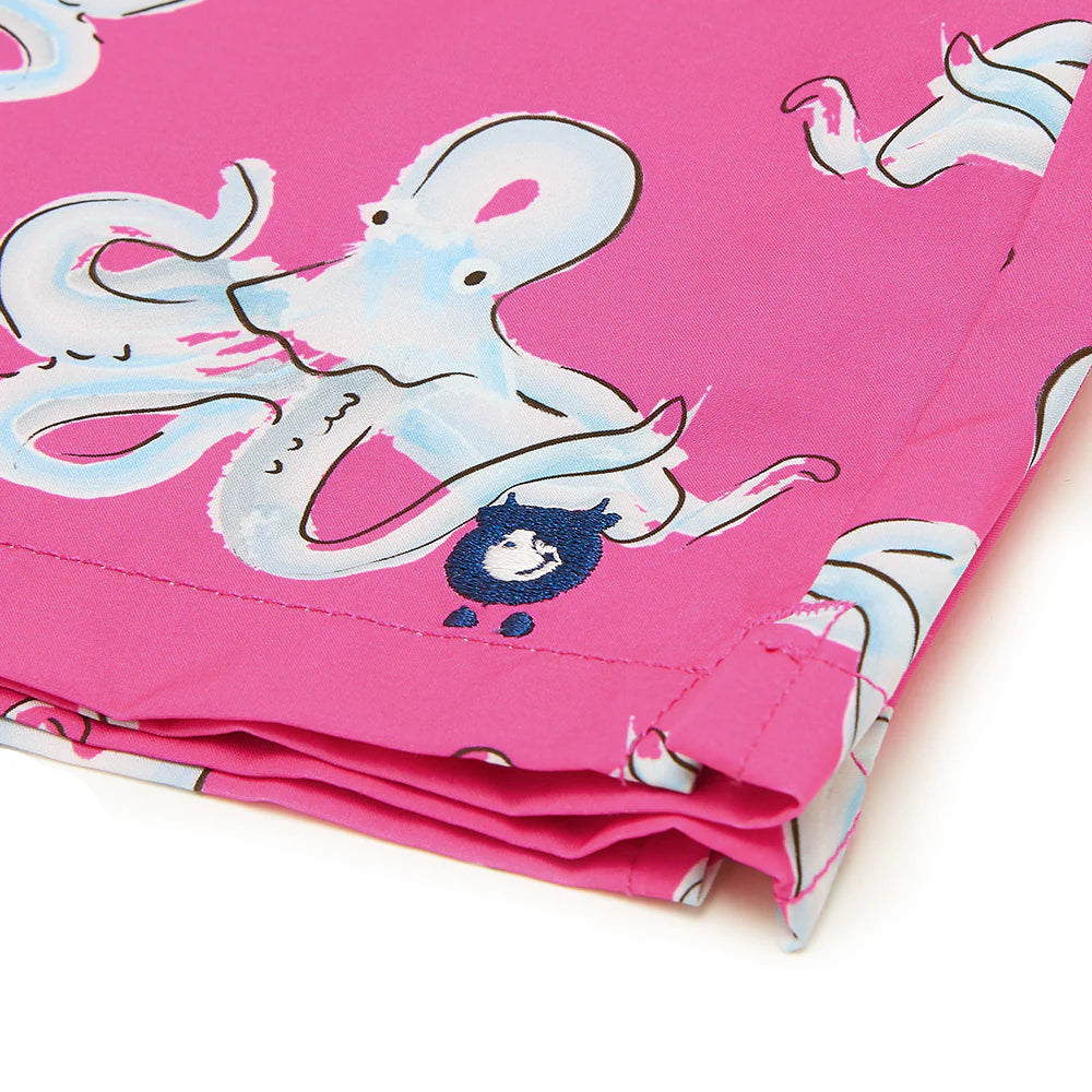 Matching Father & Son Octopus Swim Shorts with Waterproof Pocket Bundle