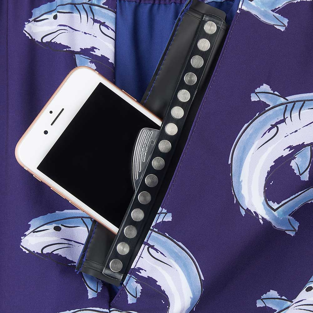 Matching Father & Son Sharks Swim Shorts with Waterproof Pocket Bundle Randy Cow