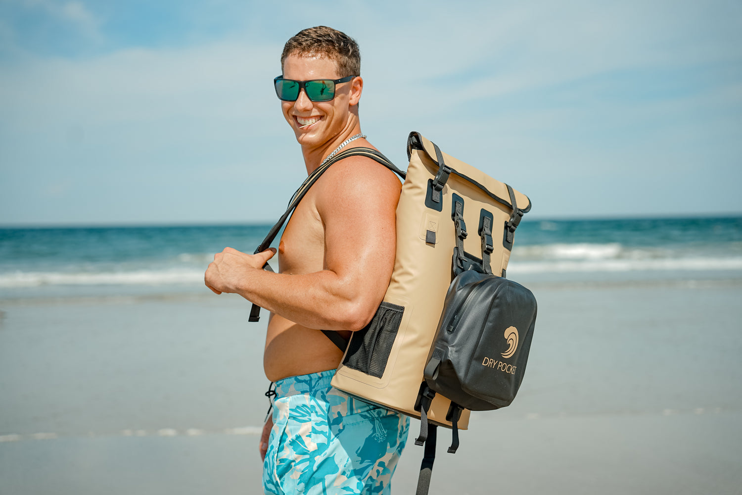 Men's Swim Shorts with waterproof pocket