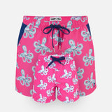Matching Father & Son Octopus Swim Shorts with Waterproof Pocket Bundle