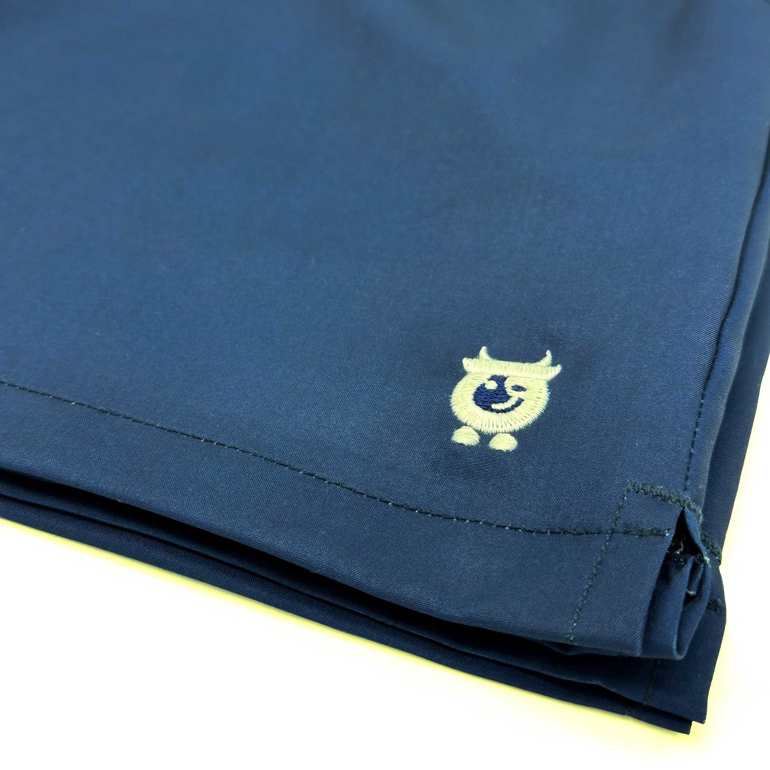 Navy - Swim Shorts with Waterproof Pocket Randy Cow