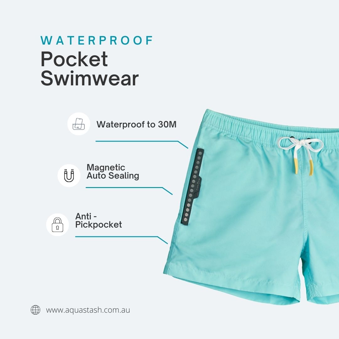 Waterproof Pocket Swim Shorts