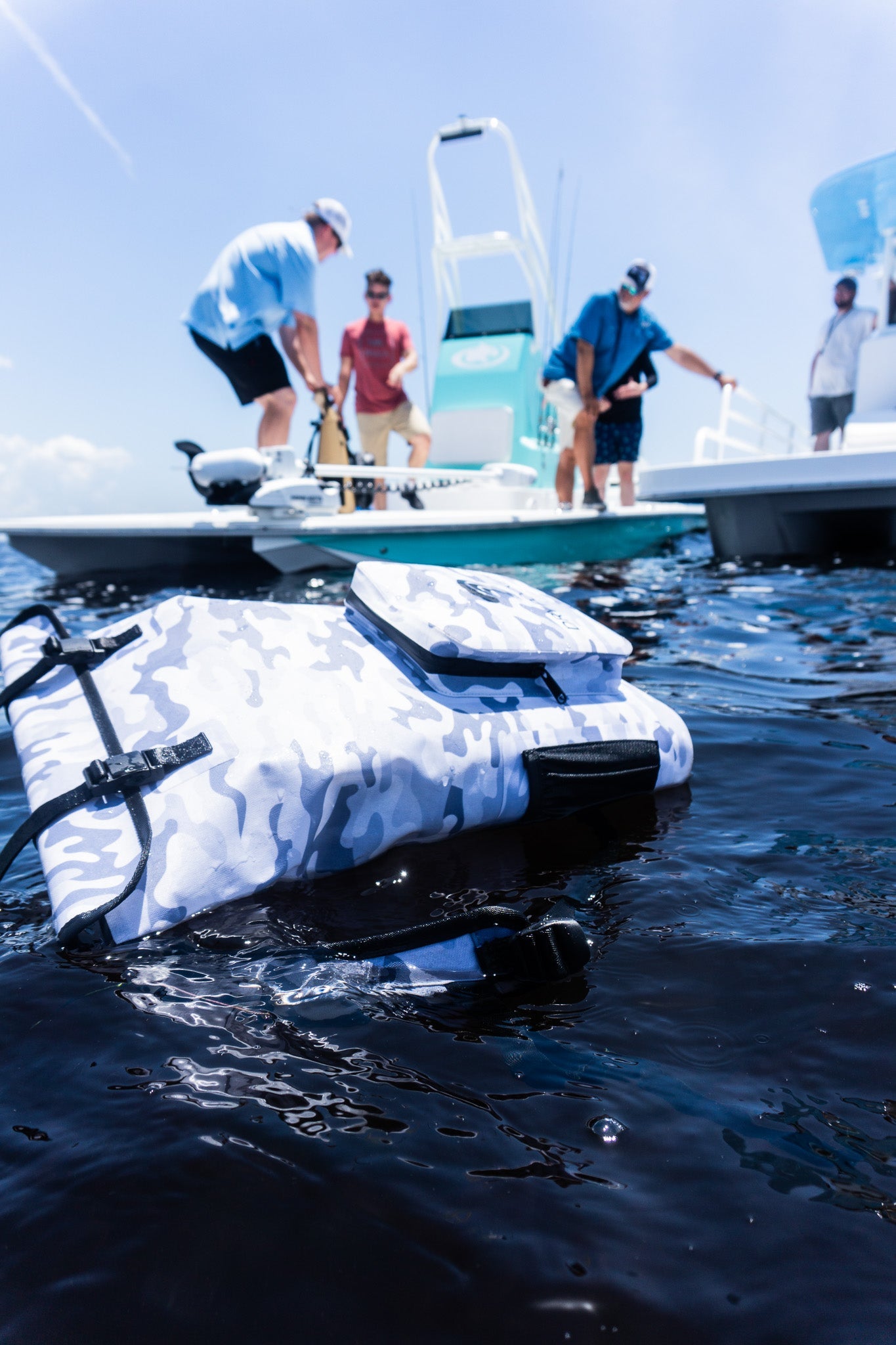 Waterproof Backpack and Swim shorts with waterproof pocket