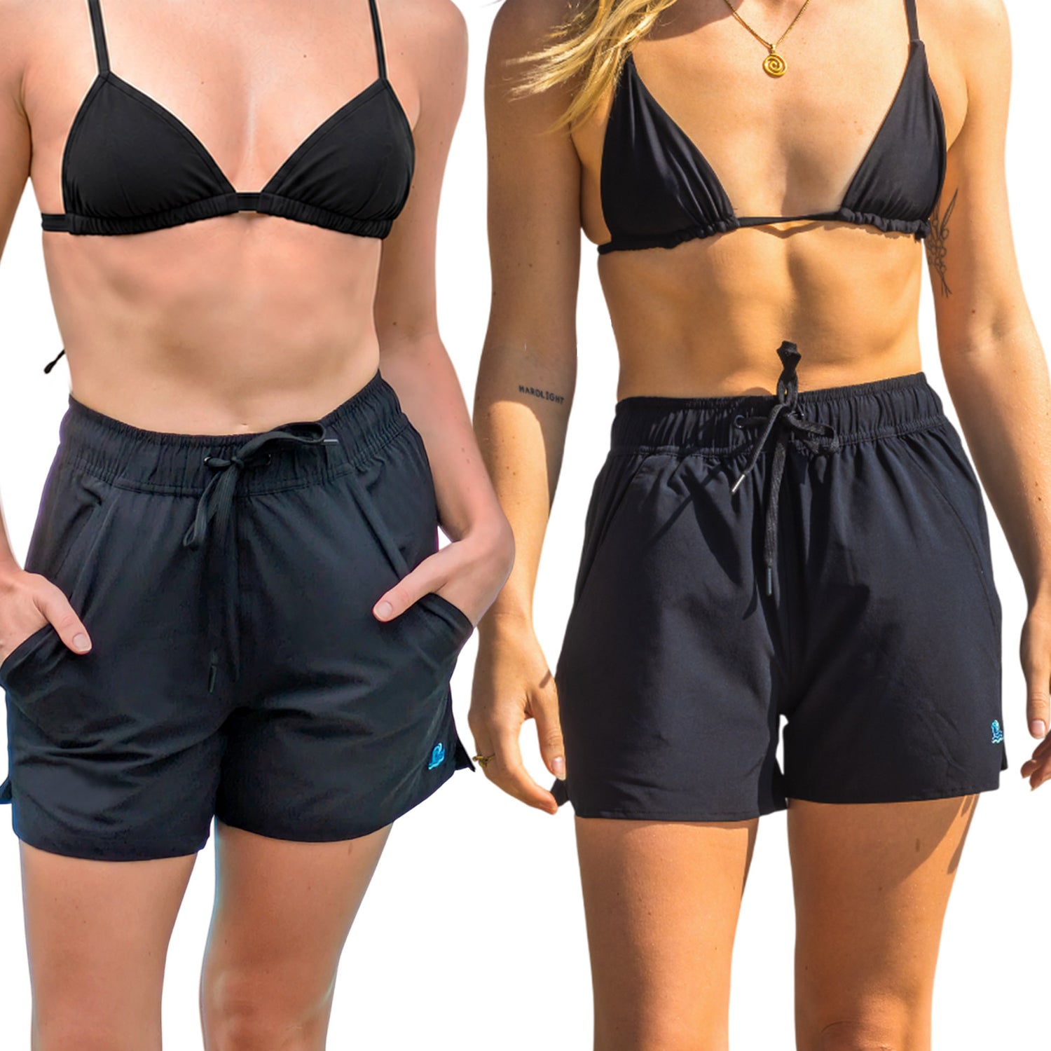 Women's Standard +Mid Length Just Black Bundle