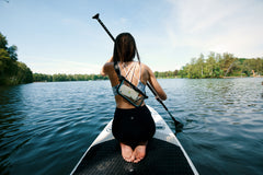 Hermetic Waterproof Sling Bag - Transparent Black