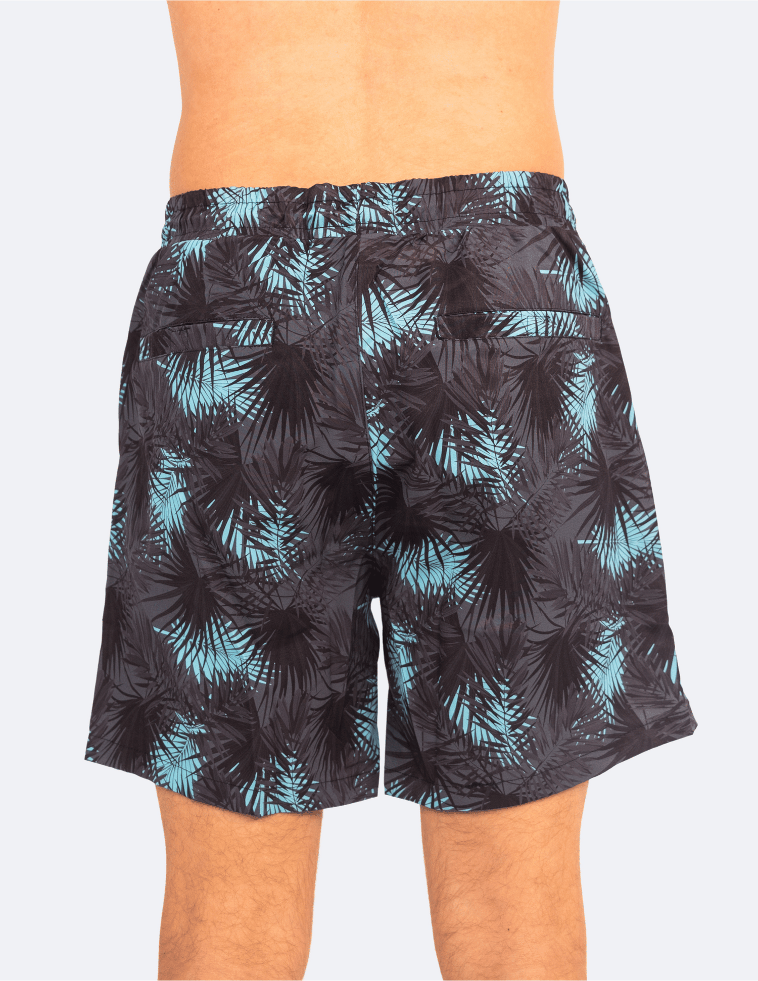 Midnight Palms - Swim Shorts With Waterproof Pocket