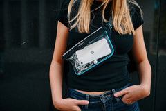 Hermetic Waterproof Sling Bag - Transparent Black