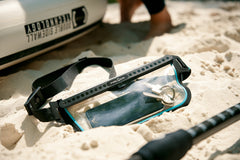 Hermetic Waterproof Sling Bag - Transparent Black
