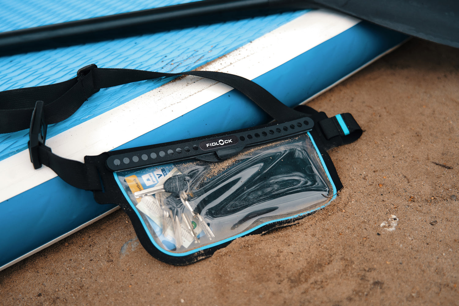 Hermetic Waterproof Sling Bag - Transparent Black