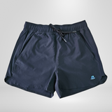 Womens Swim Shorts with Waterproof Pocket - Black