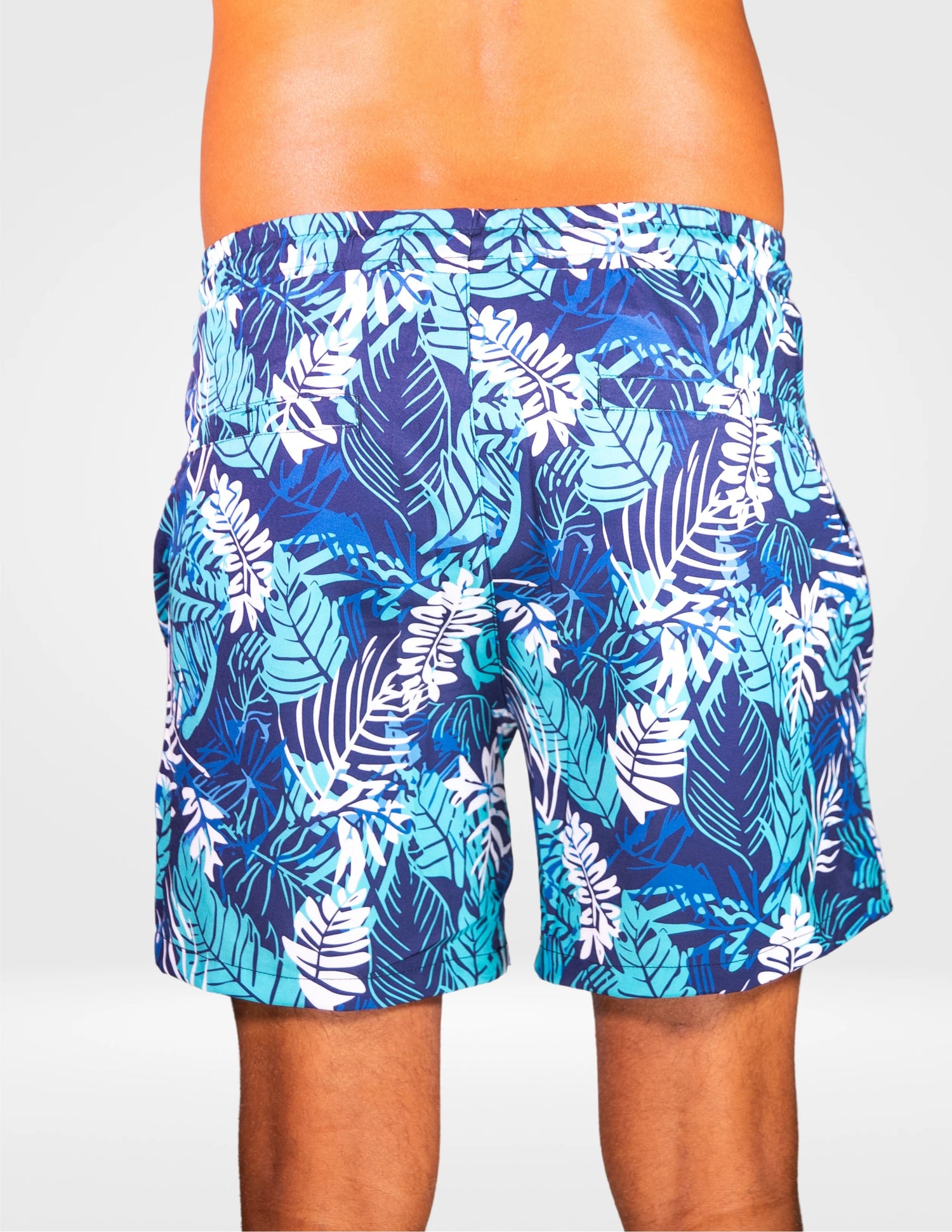 Men's Swim Shorts with Waterproof Pocket