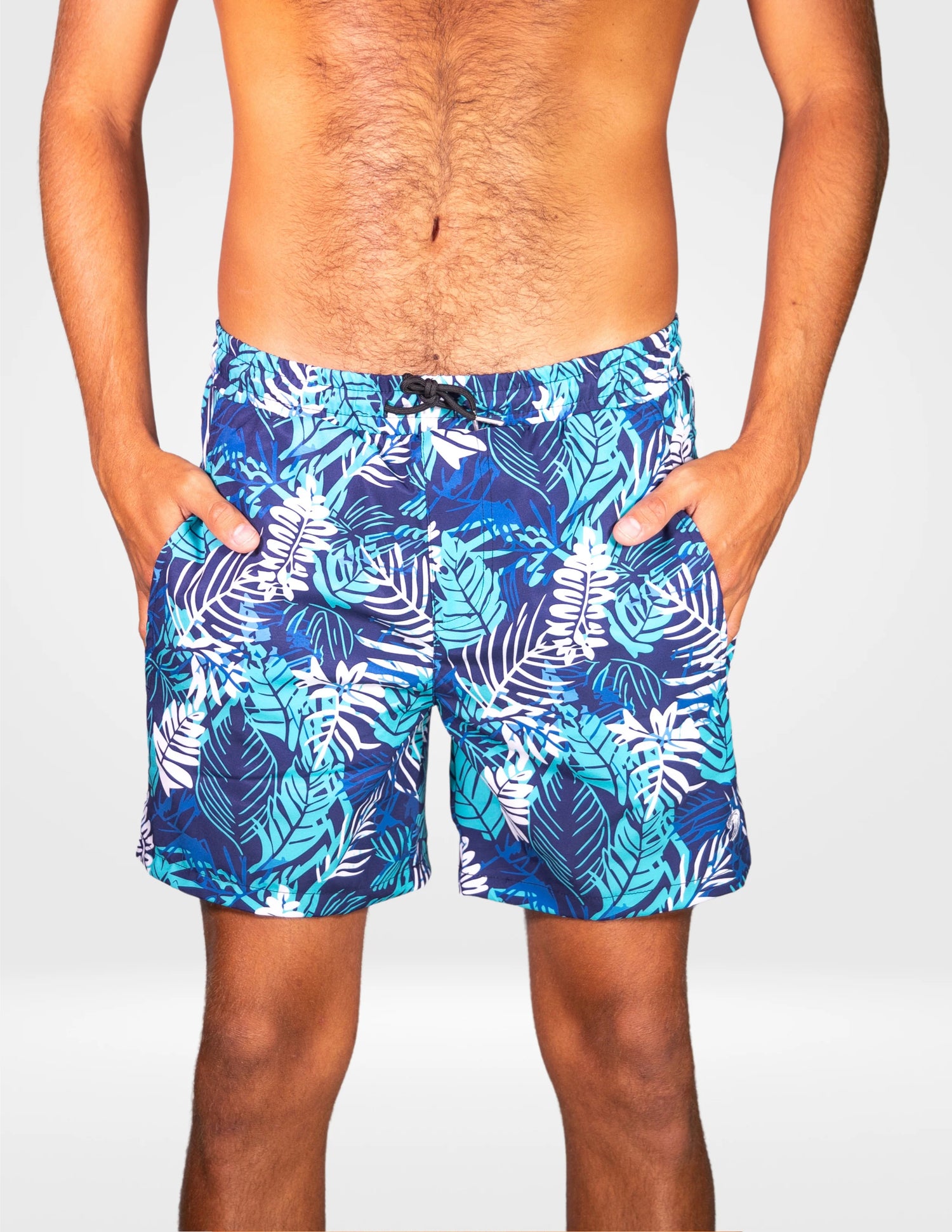 Men's Swim Shorts with Waterproof Pocket