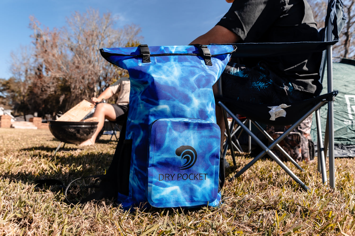 Aqua Blue - Waterproof Backpack Dry Bag