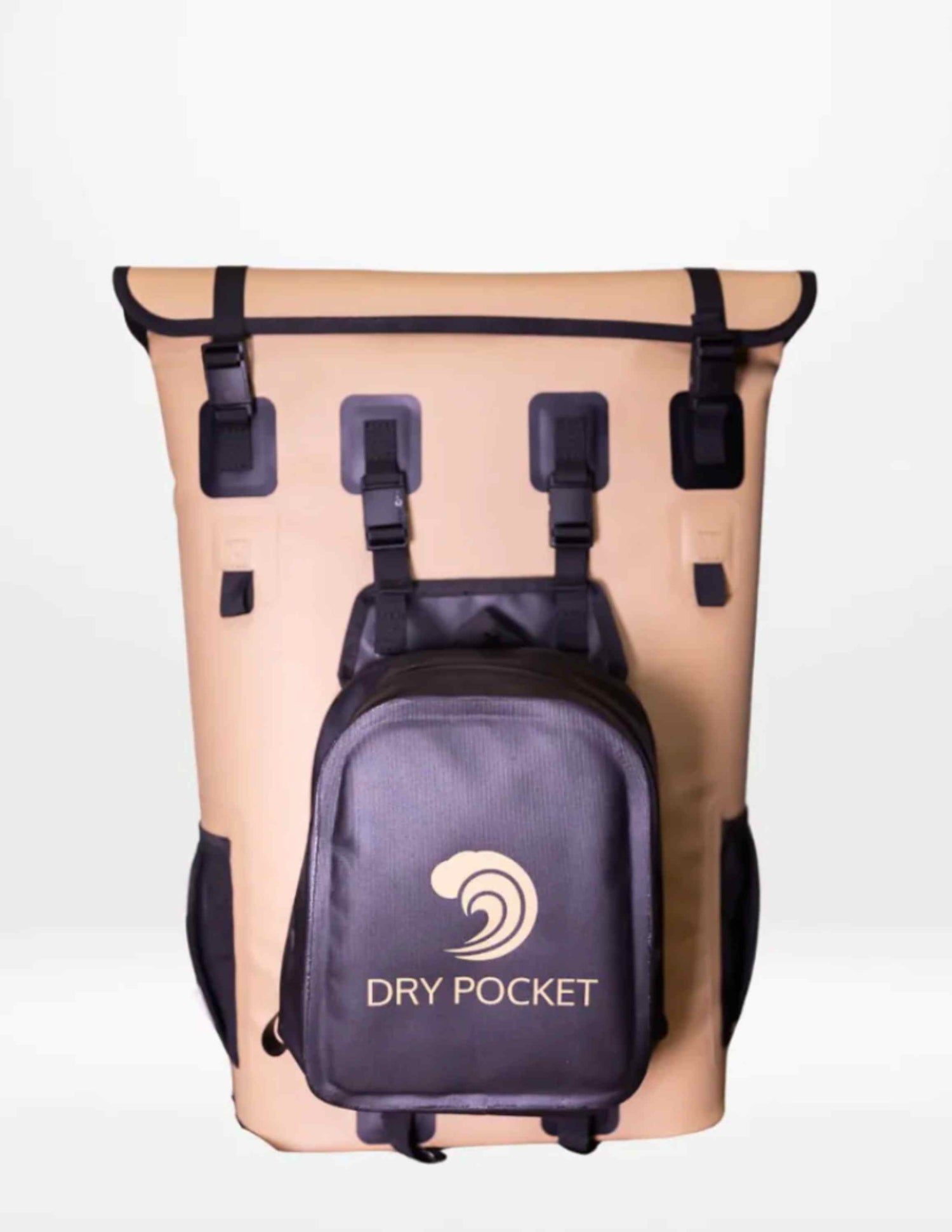 DESERT STORM-MAGNAGUARD AUTO-SEALING, WATERPROOF, FLOATING BACKPACK COOLER / DRY BAG COMBO - DESERT STORM