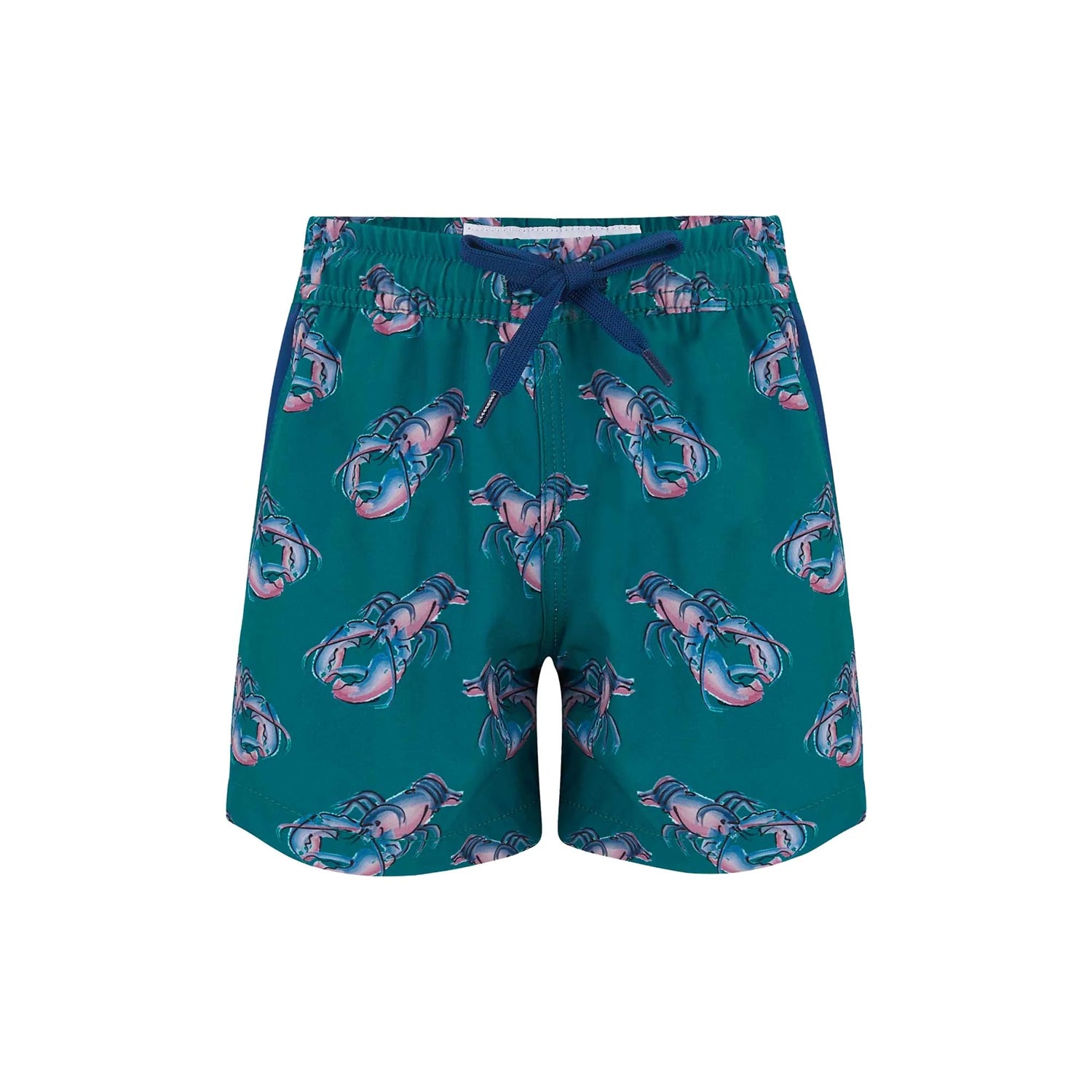 Matching Father & Son Lobster Swim Shorts with Waterproof Pocket Bundle