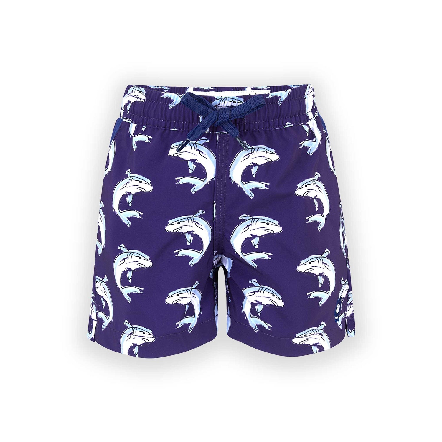 Matching Father & Son Sharks Swim Shorts with Waterproof Pocket Bundle