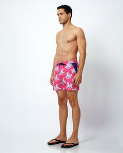 mens octopus pattern swim shorts