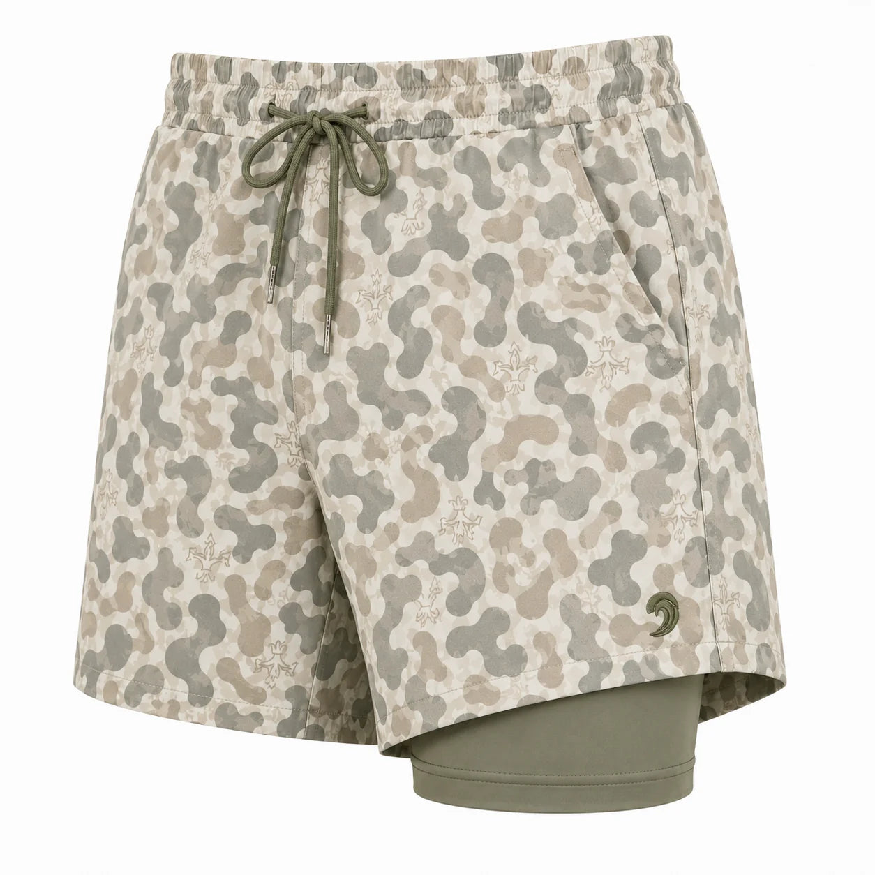 Dry Pocket - Bayo Camo - Waterproof Swim Shorts With A Waterproof Pocket
