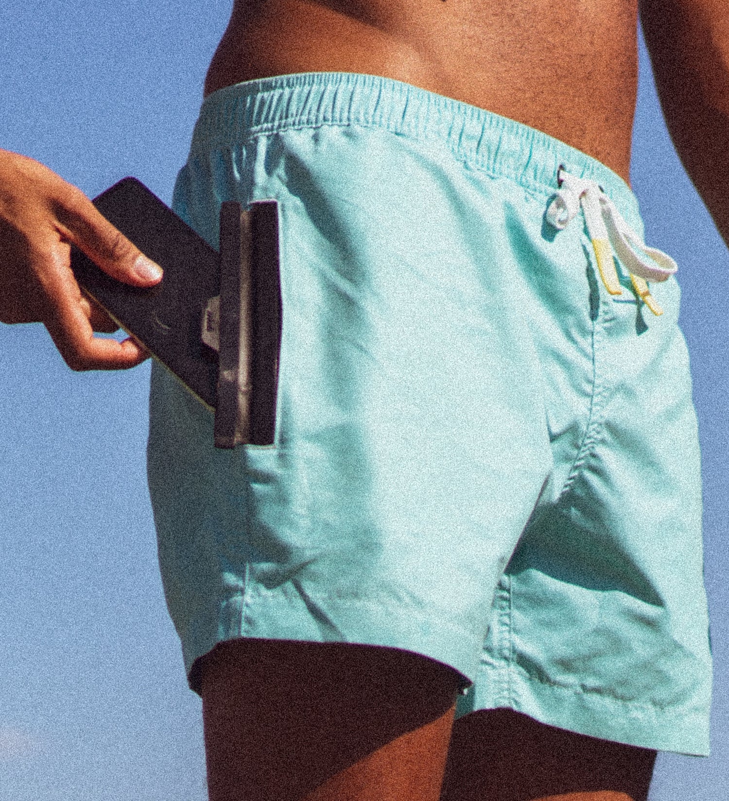 Rake Swim Shorts with waterproof pocket for phone