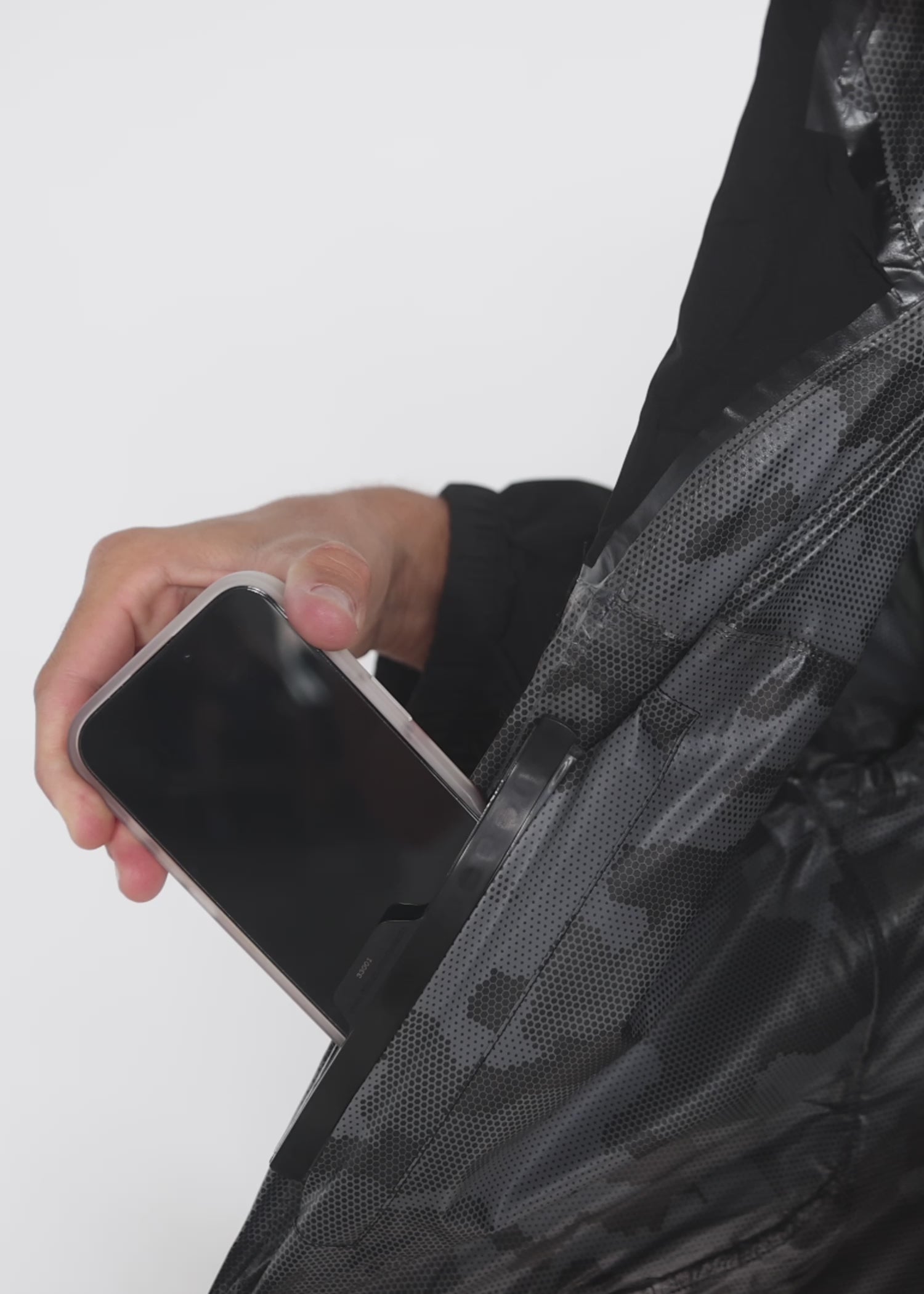 Rain Jacket with Waterproof Pocket